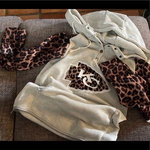 Leopard print KC Hoodie